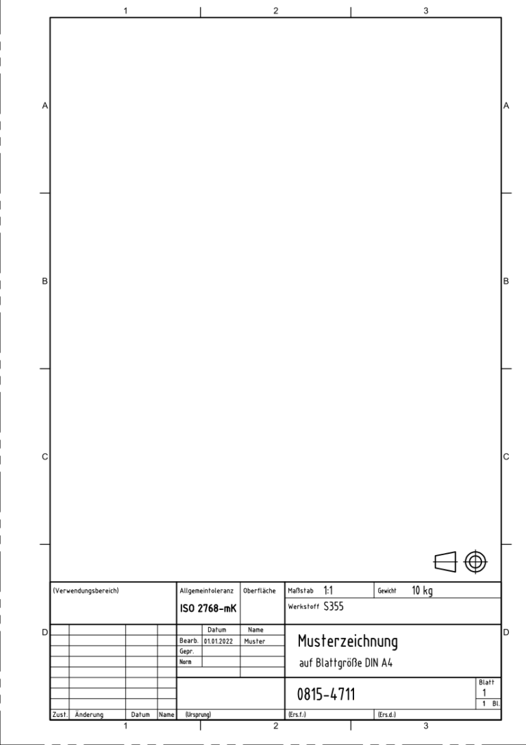 Vorlagen F R Zeichnungen Und Schriftfeld Dwg Und Dwt Pickedshares Shop